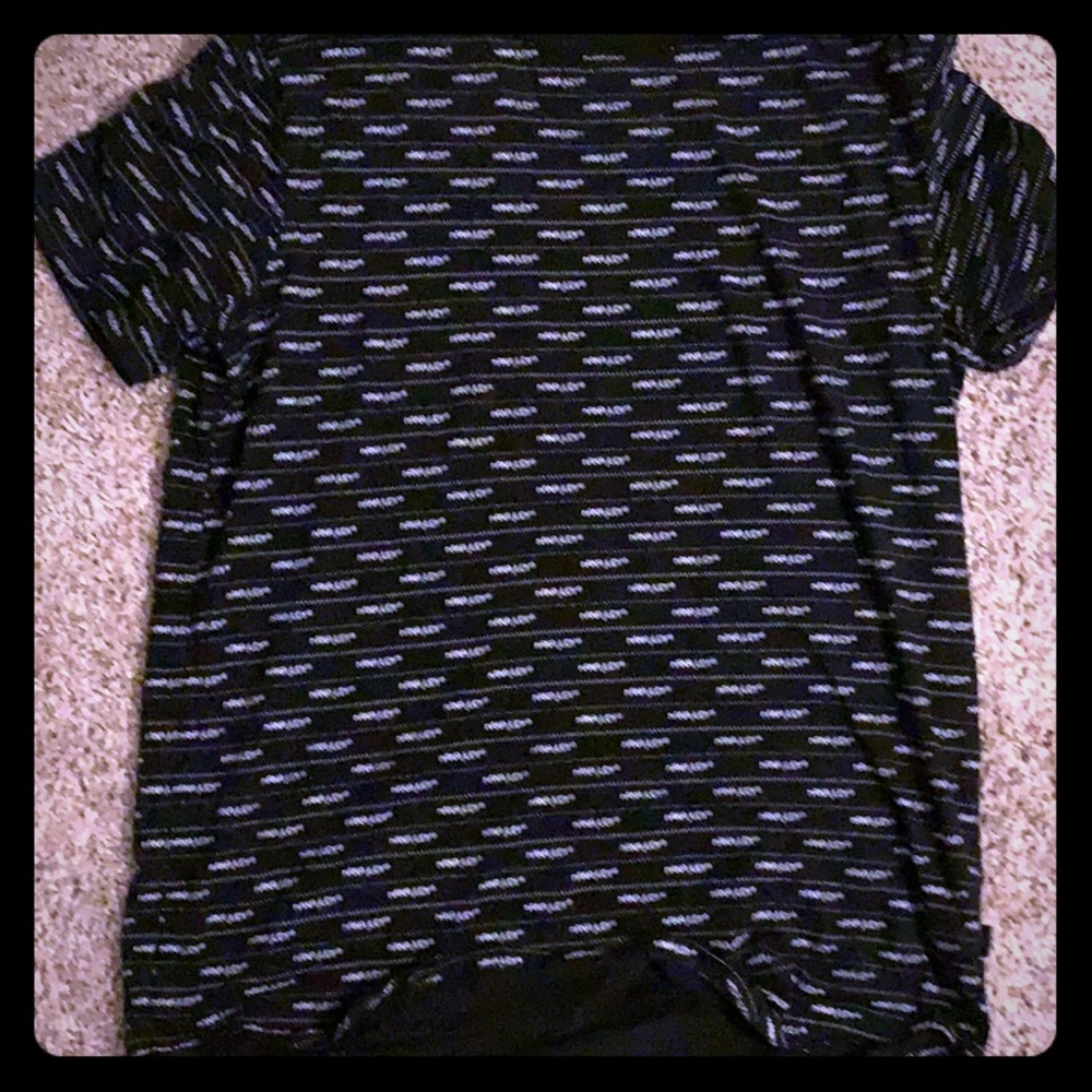 Nana Judy black short sleeve shirt.